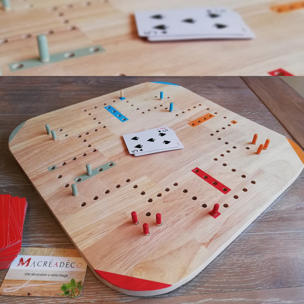 Jeu De TOCK Plateau En Bois MACREADECO