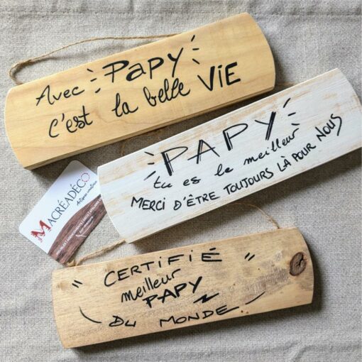 pancarte-plaque-cadeau-bois-papi-papy-personnalisé-artisanal-citation